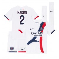 Koszulka piłkarska Paris Saint-Germain Achraf Hakimi #2 Strój wyjazdowy dla dzieci 2024-25 tanio Krótki Rękaw (+ Krótkie spodenki)